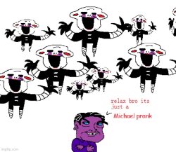 michael prank Meme Template