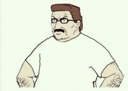 Carl as Hank Hill Meme Template