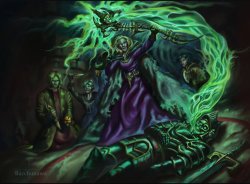 Necromancer raising dead Meme Template