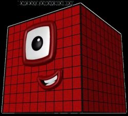 Numberblock 1000000000000000000 Meme Template