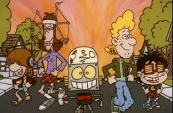 Robot Jones Walking Down The Street Meme Template