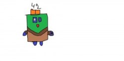 Numberblock Poorly Drawn Fanmade 42 Meme Template