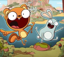 Kiff The Squirrel and Barry The Bunny Rabbit Meme Template