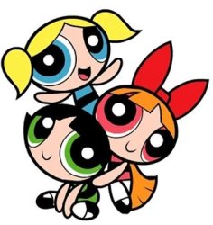 Blossom Bubbles and Buttercup Meme Template