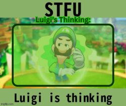 Luigi.Logic announcement Meme Template
