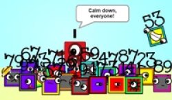 Numberblock Number Icons 1 and All Primes Meme Template