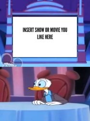 Donald Duck Watching EG Life of Crime Meme Template