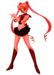 Sailor Demon (90s Anime Style) Meme Template