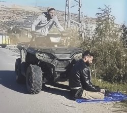 Israeli settlers running over Palestinian civillian Meme Template