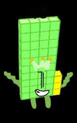 Numberblock Poorly Drawn Fanmade 43 Meme Template