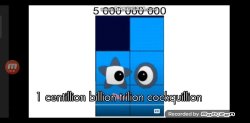 Numberblock 5000000000 Meme Template