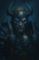 B.J. Blazkowicz as a death knight from the World of Warcraft Meme Template