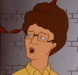 Worried Peggy Hill Meme Template