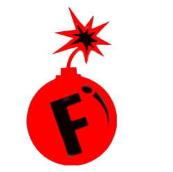 BSM PNG F bomb black and red Meme Template