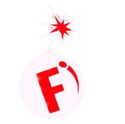 BSM PNG F  bomb red and white Meme Template