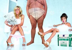 fat man wearing a diaper Meme Template