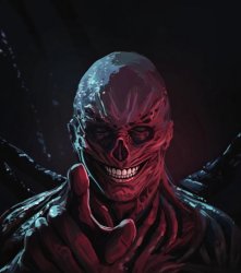 Vecna laughing Meme Template