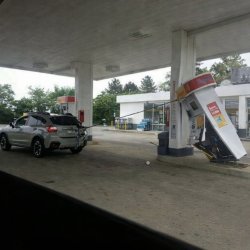 Gas station fail Meme Template