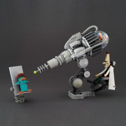 Lego Doof and Perry Meme Template