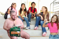 Fat man wearing a diaper sex Meme Template