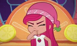 aw! Strawberry Shortcake is sick Meme Template