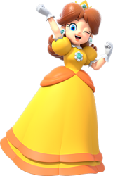 Princess daisy from mario (PNG) Meme Template