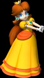 Long Haired Princess Daisy Meme Template