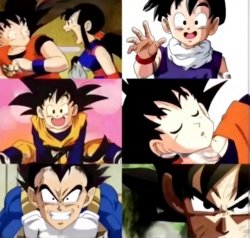 Vegeta and Goku are Gay ( Textless edition ) Meme Template