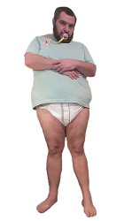 Fat man in a diaper Meme Template