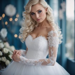 beautiful blonde bride Meme Template