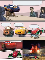 Boardroom meeting suggestion (Cars version Meme Template