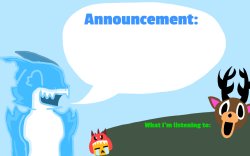 Gummie's Announcement Template Meme Template