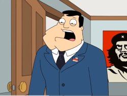 American Dad Panicking Meme Template