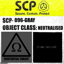 SCP-096-GRAY Meme Template