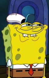 SpongeBob smiling Meme Template