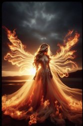 FIRE STAR ANGEL EV Meme Template