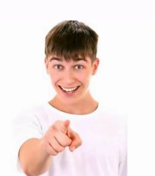 white tee guy Meme Template