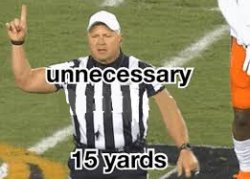 unnecessary NFL ref Meme Template