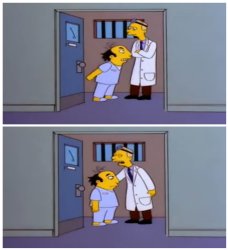 The Simpsons: yes, yes, Mr. Sherman. Everything stinks. Meme Template