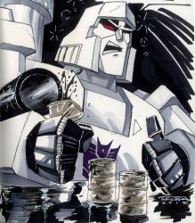 Drunk Megatron Meme Template