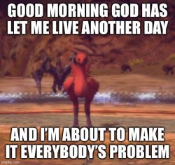 Red Chocobo Meme Template