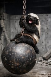 Honey Badger, Nature's Wrecking Ball Meme Template