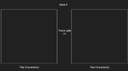 This Character(s) Prank Calls on This Character(s) Meme Template