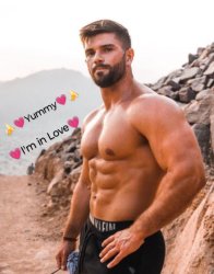 Muscular Men Hot Sexy Handsome I'm in Love Meme Template
