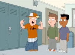 The white kid with baggy clothes who's talking like he's black Meme Template