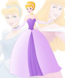 disney fusion: Aurora and Cinderella Meme Template