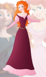 Princess Maria (Merida and Ariel) Meme Template