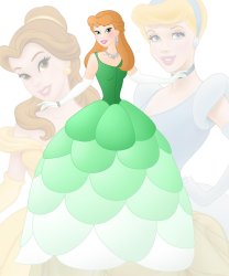 disney fusion: Belle and Cinderella Meme Template