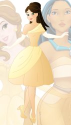 Princess Penelope (Belle and Pocahontas) Meme Template