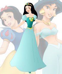 disney fusion: Jasmine and Snow White Meme Template